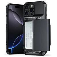 Buy RFID Blocking Wallet Case for iPhone with Kickstand, Military Drop Protection, 4-5 Card Holder & Privacy Screen Protector, All-in-1 Design, Alejandro at Caseles-iPhone 17 Pro Max, Style-1