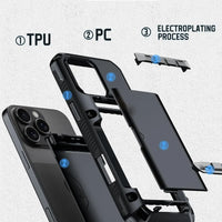 Buy RFID Blocking Wallet Case for iPhone with Kickstand, Military Drop Protection, 4-5 Card Holder & Privacy Screen Protector, All-in-1 Design, Alejandro at Caseles-iPhone 17 Pro Max, Style-1