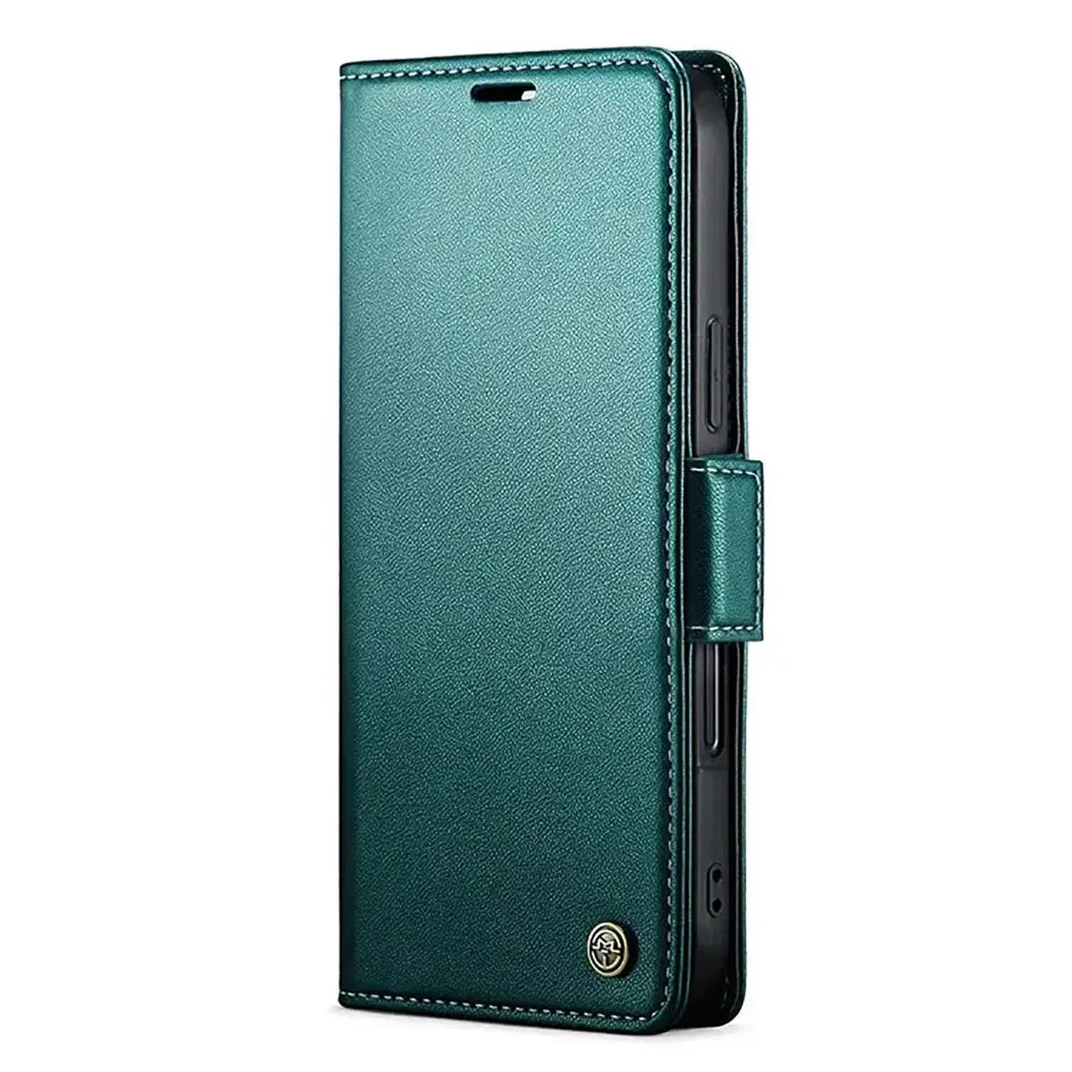 Buy Premium PU Leather Multi-Function Flip iPhone Case with Card Slots, Wallet Pocket, Kickstand, and Full-Body Protection, ARIA at Caseles-iPhone 17 Pro Max, Aria-Green