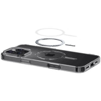 Buy Slim crystal-clear MagSafe iPhone case with strong magnetic adsorption, anti-yellowing durability, and military-grade drop protection - iPhone MagSafe Clear Case at Caseles -iPhone 17 Pro Max, 
