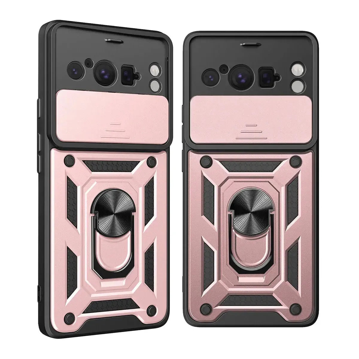 Buy Metal Heavy Duty Rugged Defender Cover For Pixel, with Built in Screen Protector, FullBody Protective Shockproof Heavy Duty Rugged Defender Cover,Colm at Caseles-Google Pixel 9 Pro XL, Black