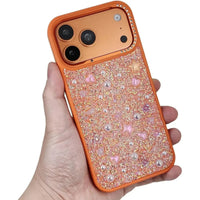 Buy Iridescent Feather Glitter Case for iPhone: MagSafe Compatible, Slim Anti-Drop Shield - LUMI at Caseles-iPhone 17 Pro Max, Light Purple
