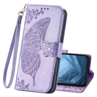 Buy Wallet Case for Google Pixel, Leather Flip Cover with Card Slots, Wrist Strap, Butterfly Embossed Design, Stand Feature for Women - Piper at Caseles-Google Pixel 10 Pro XL, Black
