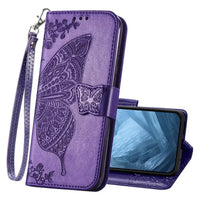 Buy Wallet Case for Google Pixel, Leather Flip Cover with Card Slots, Wrist Strap, Butterfly Embossed Design, Stand Feature for Women - Piper at Caseles-Google Pixel 10 Pro XL, Black