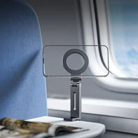 Buy 360° Rotating Magnetic Car Phone Holder, Retractable Mount for iPhone & More - Portable Magnetic Phone Holder at Caseles-Silver, 
