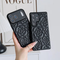 Buy Camellia Quilted Case with 1.2m Crossbody Strap, Universal Single & Dual Hole Attachment, Shockproof Fashion Cover - SMITA at Caseles-iPhone 17 Pro Max, Quilting
