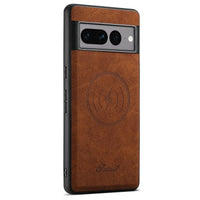 Buy Full Coverage Protection, Leather Phone case, Phone Stander, Card Holder Wallet Case,Francis at Caseles-Google Pixel 9 Pro XL, bronze