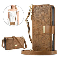 Buy PU Leather Wallet iPhone 17 Case with Card Slots, Wrist Strap, Stand, and Full Shockproof Protection, Willow at Caseles-iPhone 17 Pro Max, White